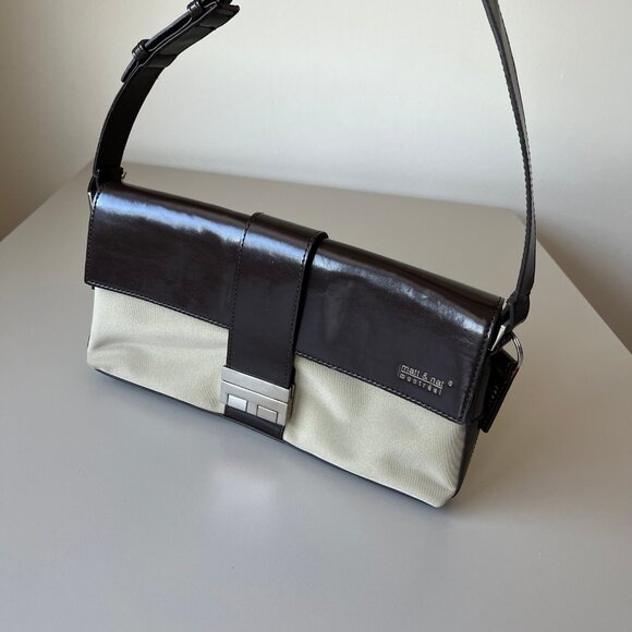 Matt & Nat Womens Bag Vegan Leather Brown Clutch Purse Montreal Rare - Picture 6 of 11